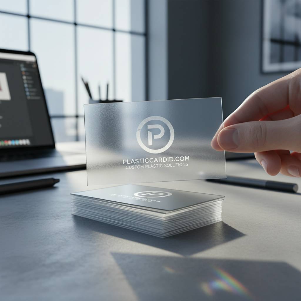 Why Clear Plastic Business Cards Work Plastic Card ID