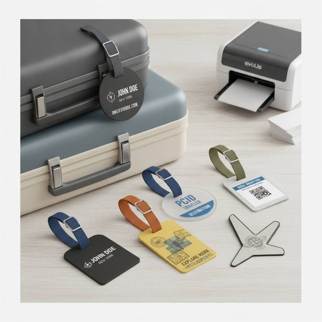 Our Custom Luggage Tag Printing Options and Styles