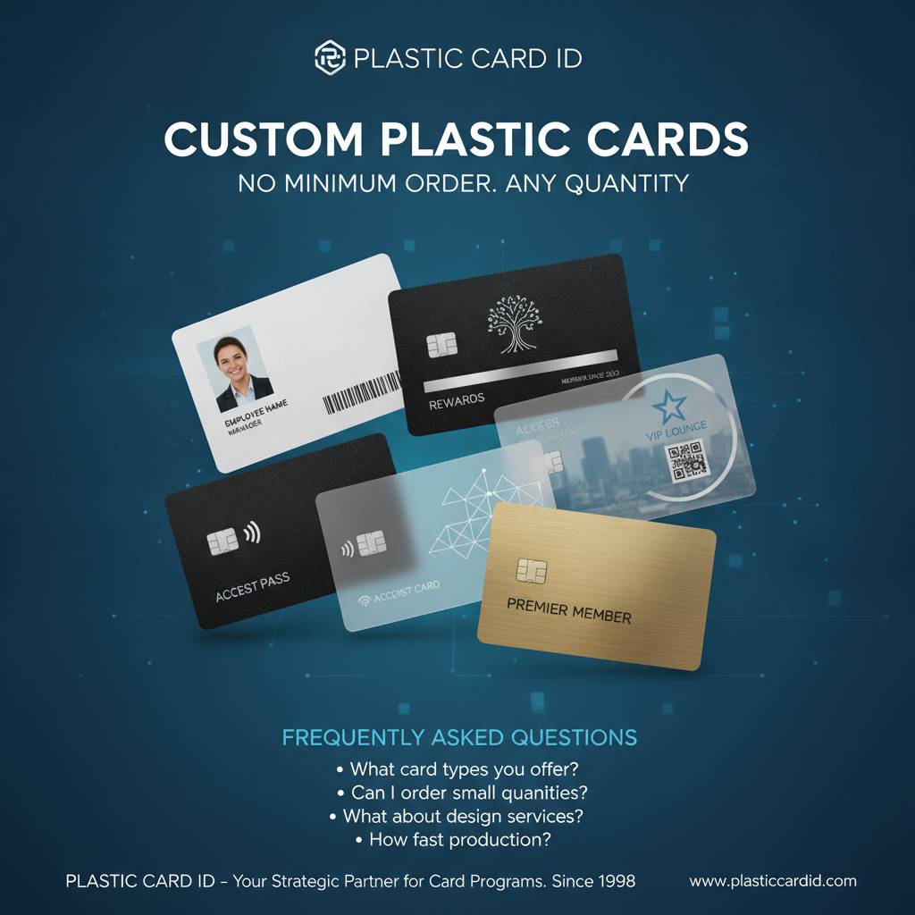 Frequently Asked Questions About Our Custom Plastic Cards